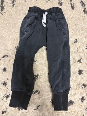 Little Bipsy Jogger Black Acid Wash